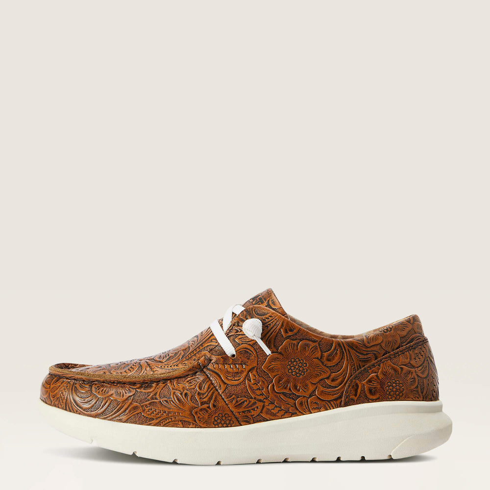 Hilo Women - BROWN FLORAL EMBOSS