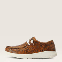Hilo Women - BROWN FLORAL EMBOSS