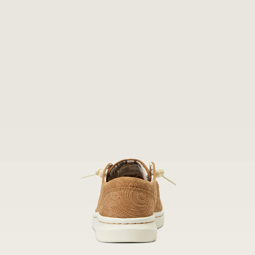 Hilo Women - TAN FLORAL EMBOSS