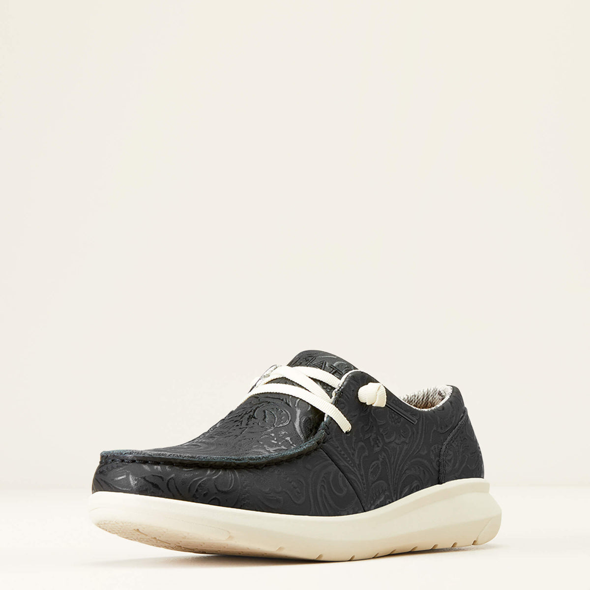 Hilo Women - BLACK FLORAL EMBOSS