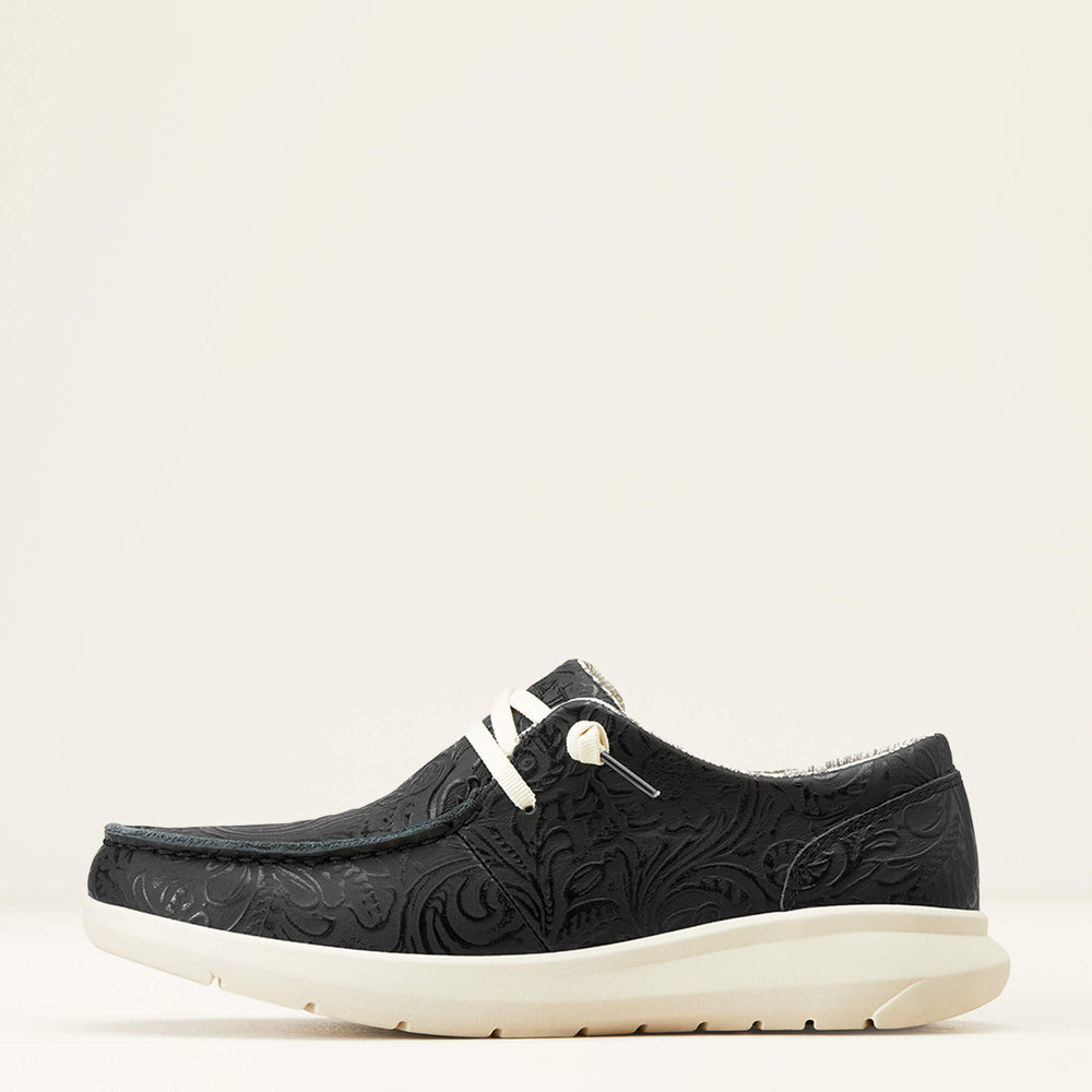Hilo Women - BLACK FLORAL EMBOSS