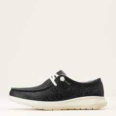 Hilo Women - BLACK FLORAL EMBOSS