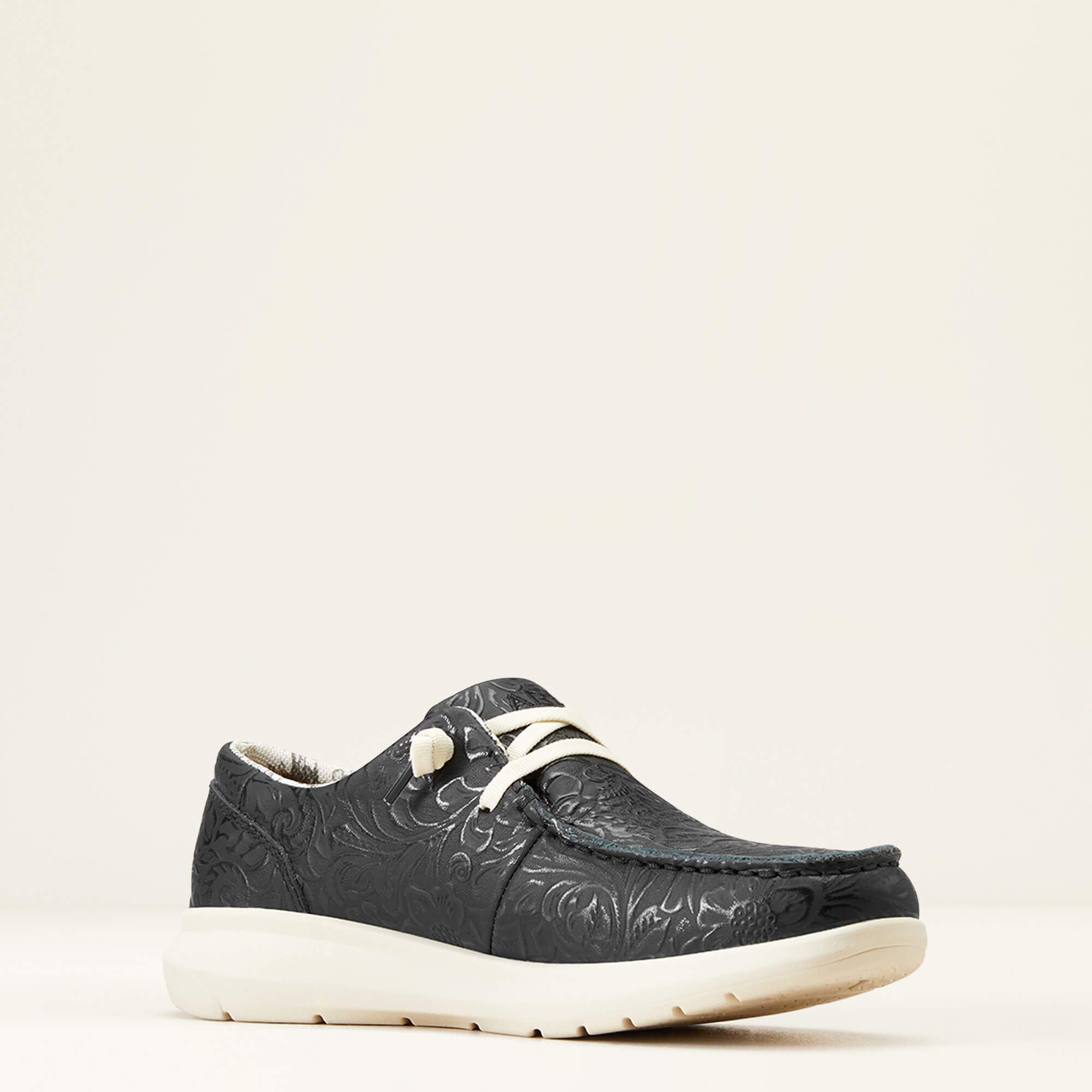 Hilo Women - BLACK FLORAL EMBOSS