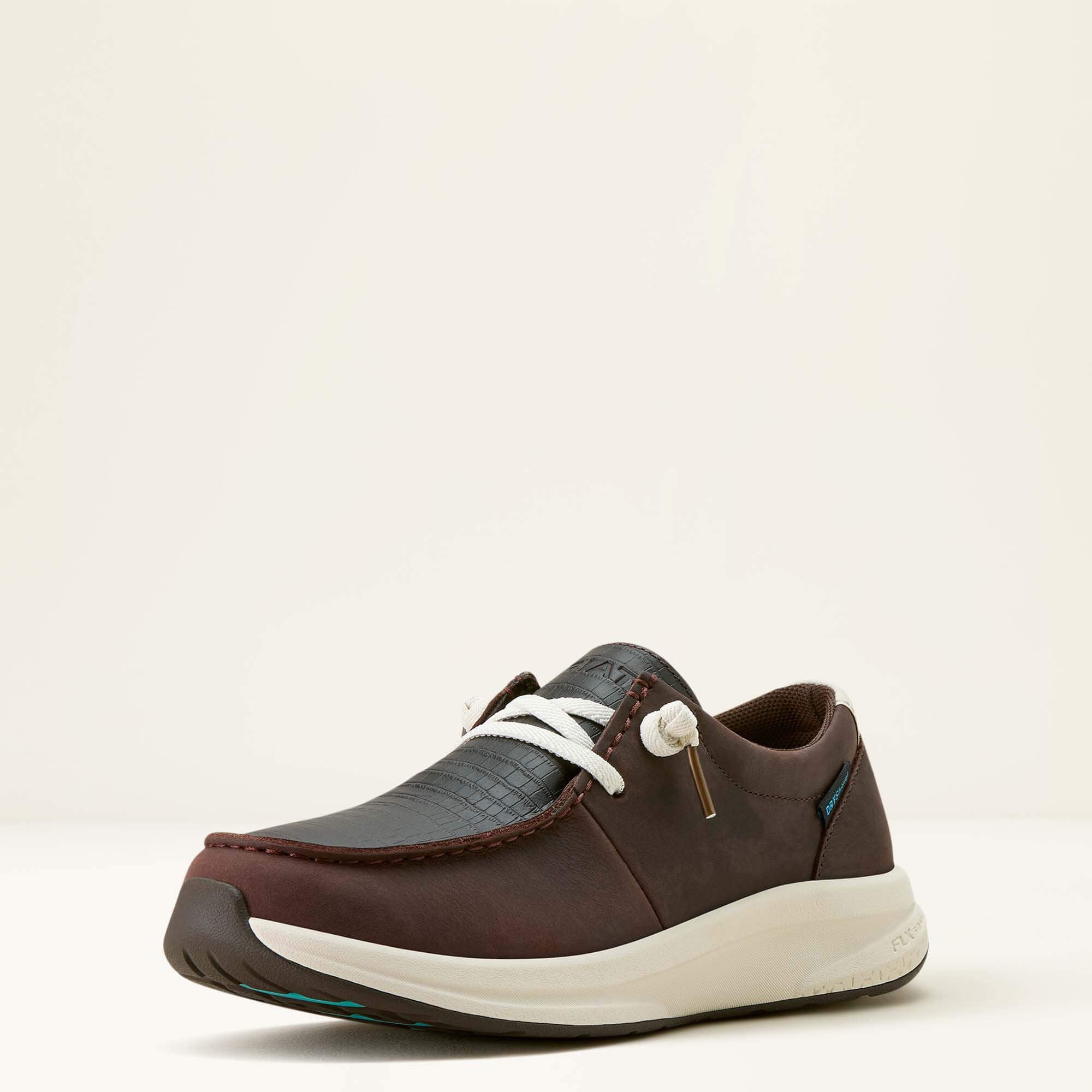 Buckeye Waterproof Shoe Women - CHOCOLATE/CAIMAN EMBOSS PRINT