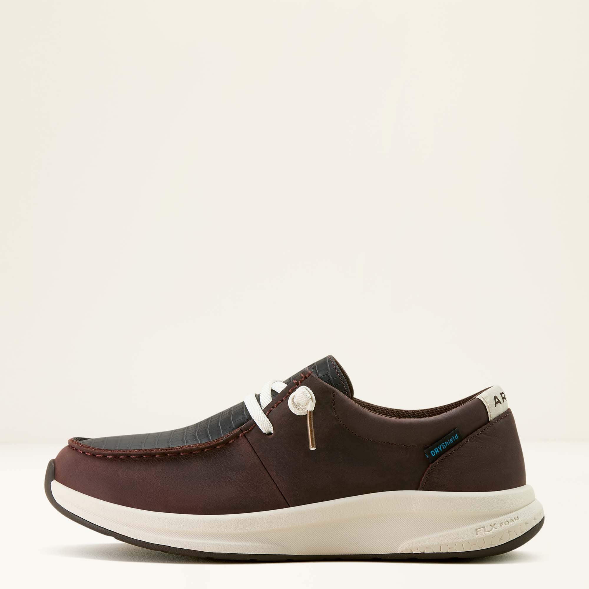 Buckeye Waterproof Shoe Women - CHOCOLATE/CAIMAN EMBOSS PRINT