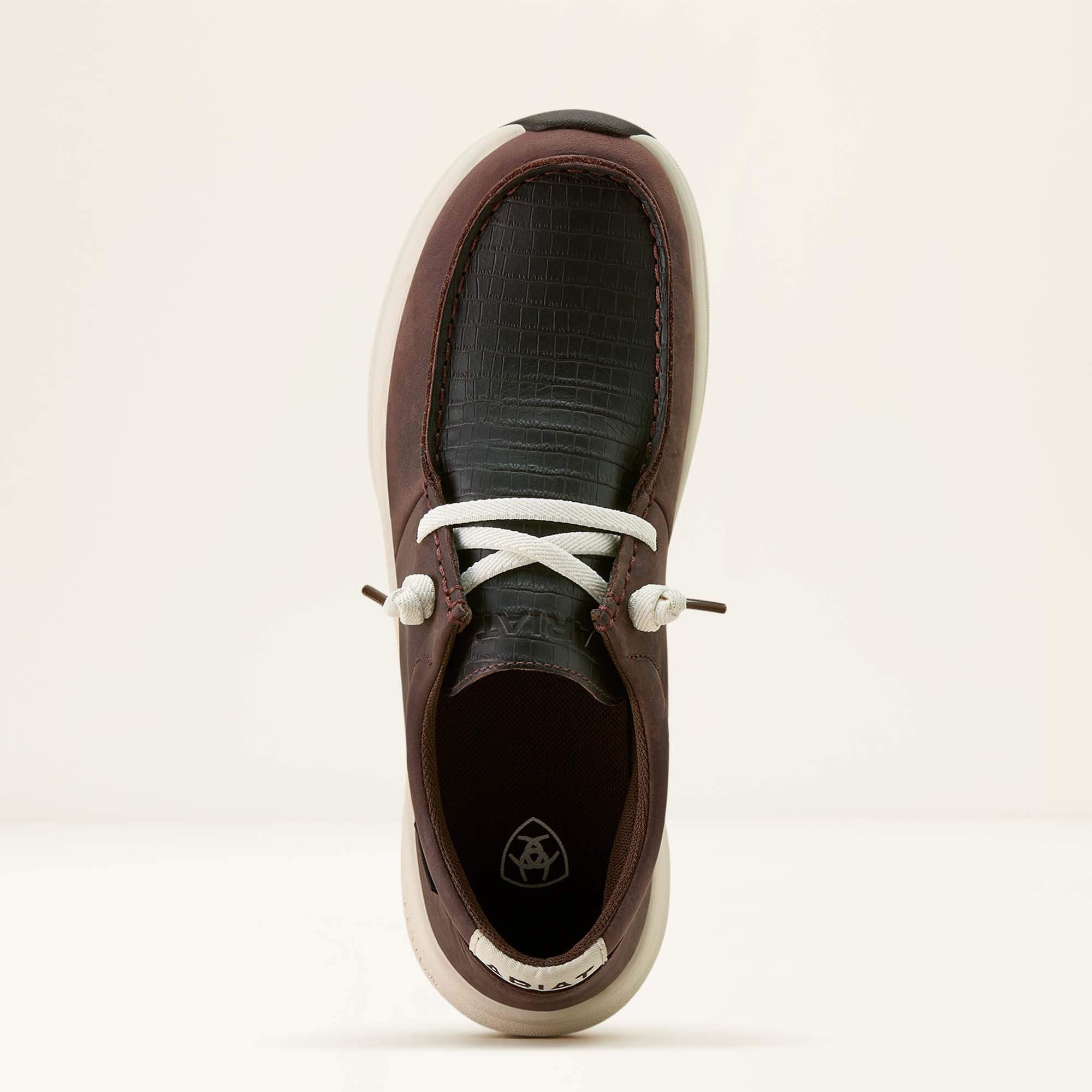 Buckeye Waterproof Shoe Women - CHOCOLATE/CAIMAN EMBOSS PRINT