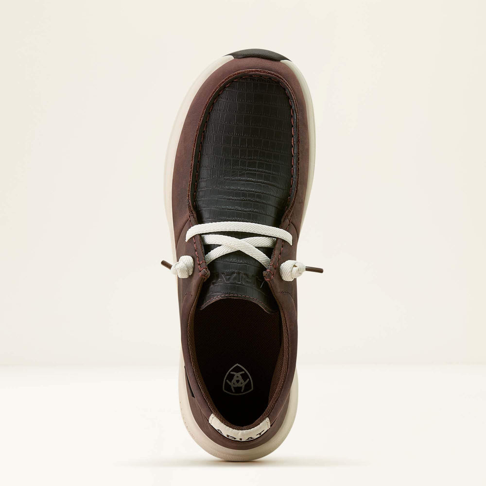 Buckeye Waterproof Shoe Women - CHOCOLATE/CAIMAN EMBOSS PRINT