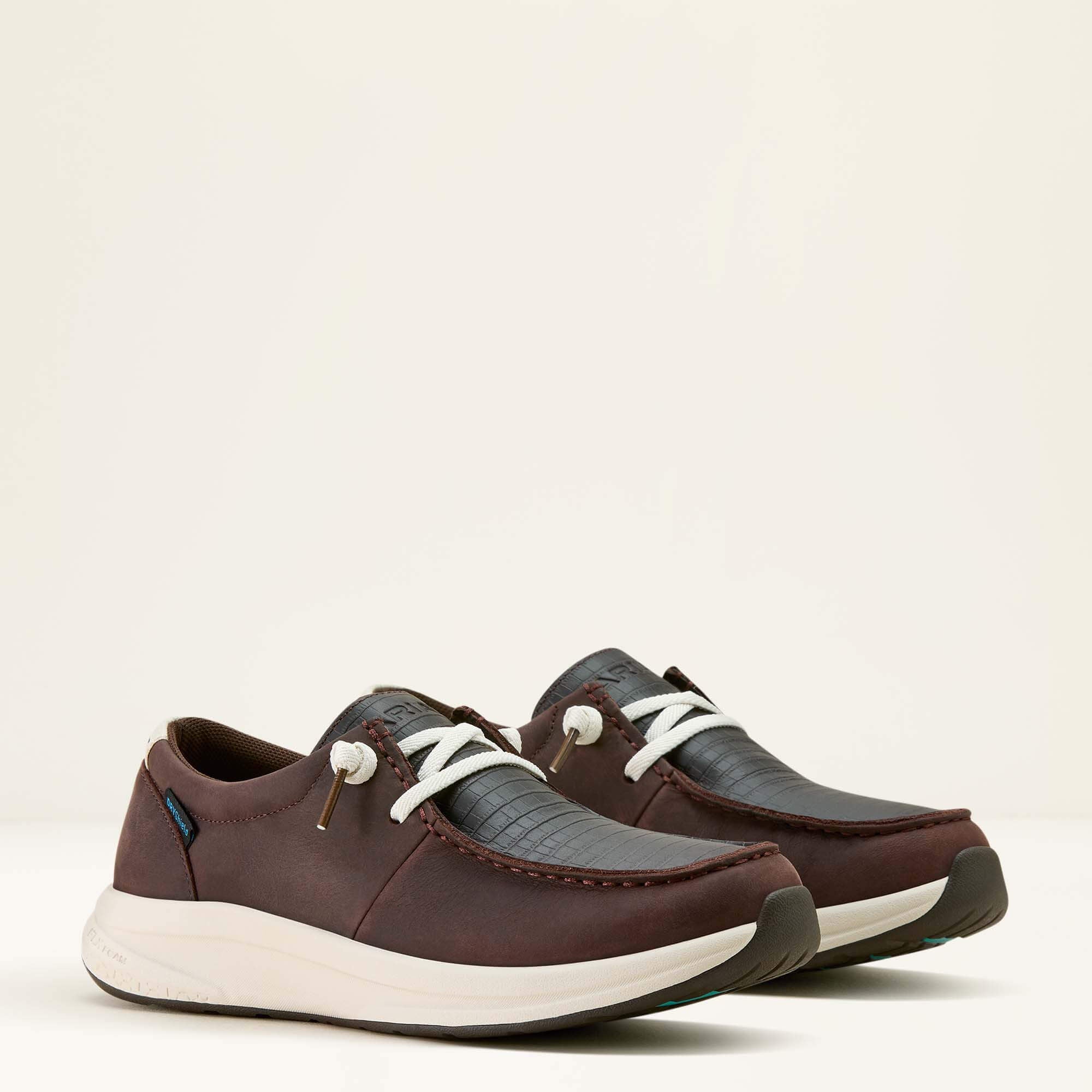 Buckeye Waterproof Shoe Women - CHOCOLATE/CAIMAN EMBOSS PRINT