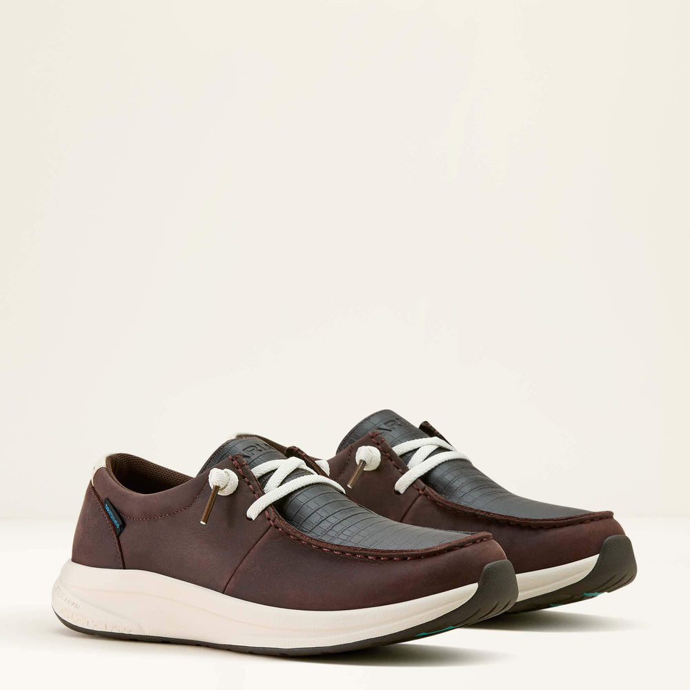 Buckeye Waterproof Shoe Women - CHOCOLATE/CAIMAN EMBOSS PRINT