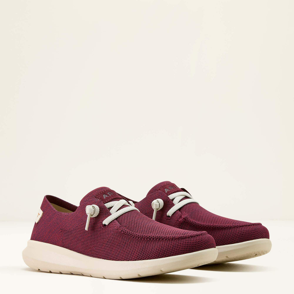 Hilo Shoe Women - HEATHERED BURGUNDY KNIT