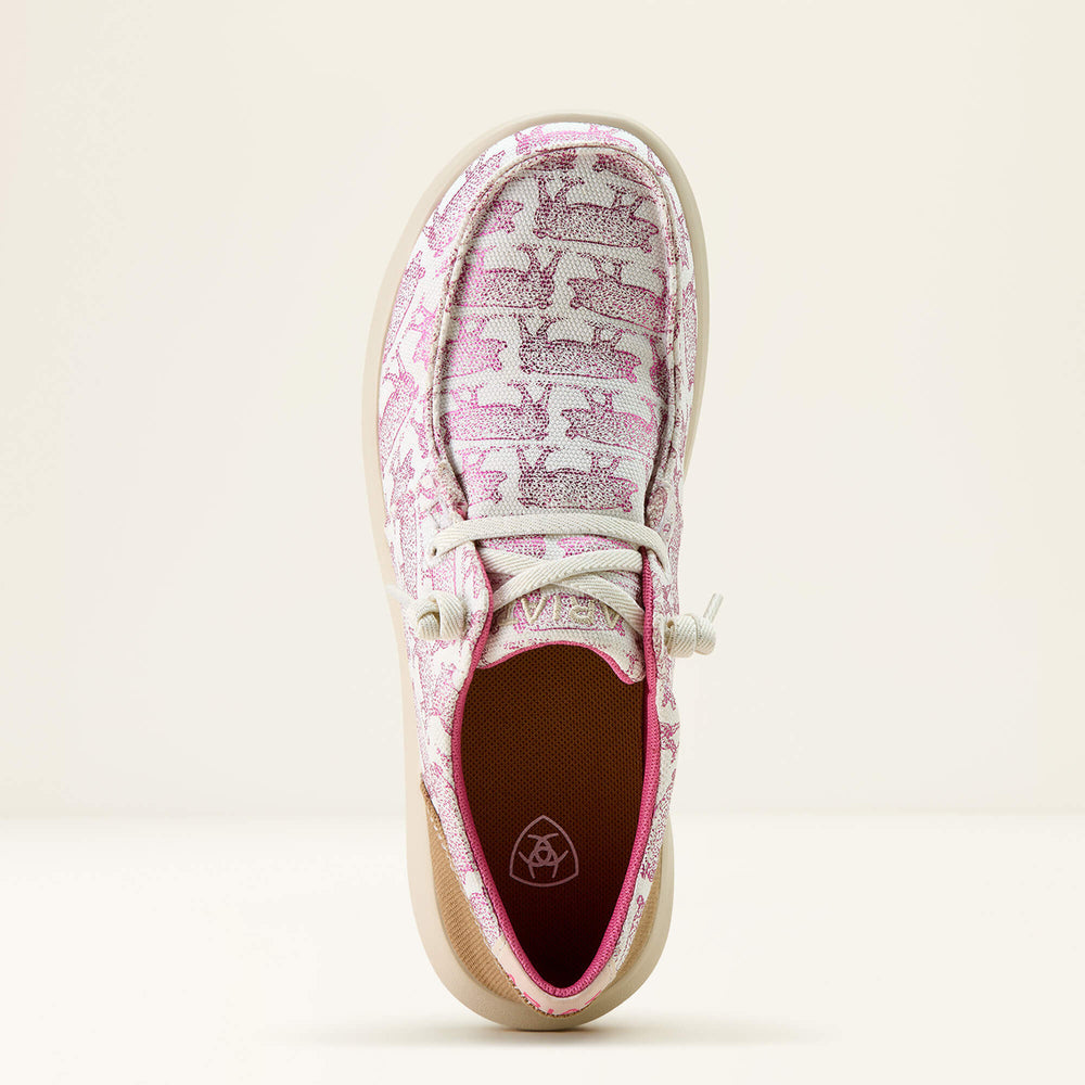 Hilo Shoe Women - PINK PIGGY PRINT/AGED TAN
