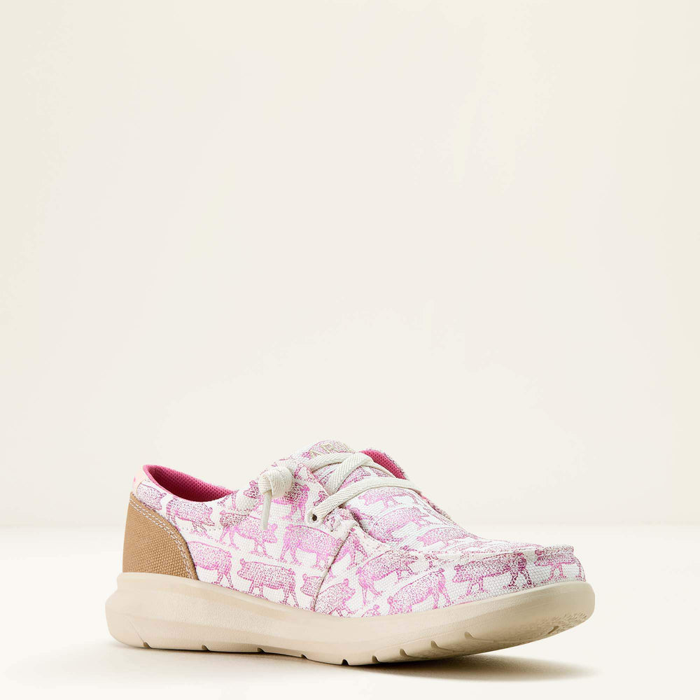 Hilo Shoe Women - PINK PIGGY PRINT/AGED TAN