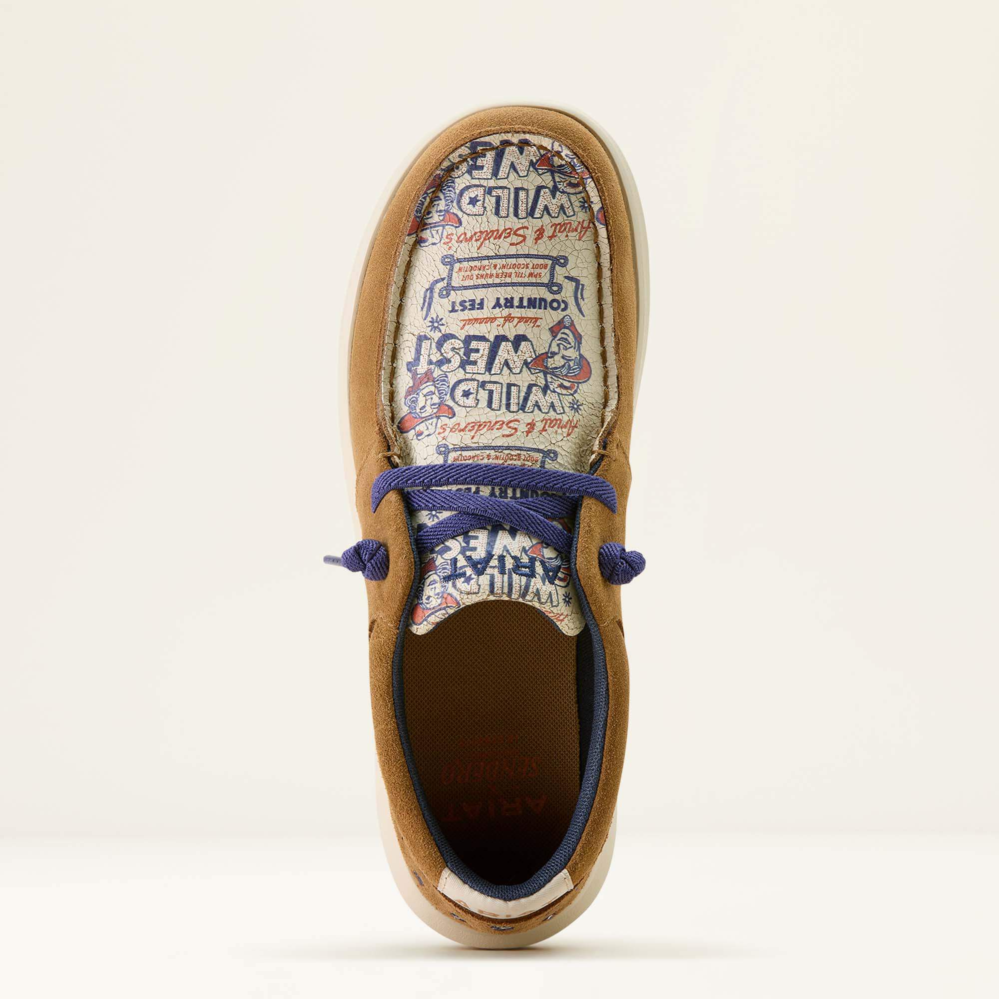 Hilo Sendero Shoe Women - BARN BROWN/WILD WEST COUNTRY FEST PRINT