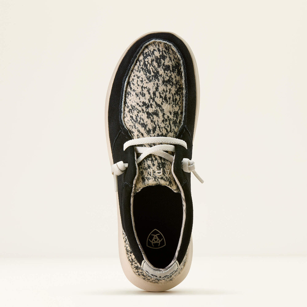 Hilo Shoe Women - BLACK SUEDE/BRINDLE