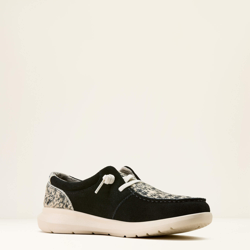 Hilo Shoe Women - BLACK SUEDE/BRINDLE