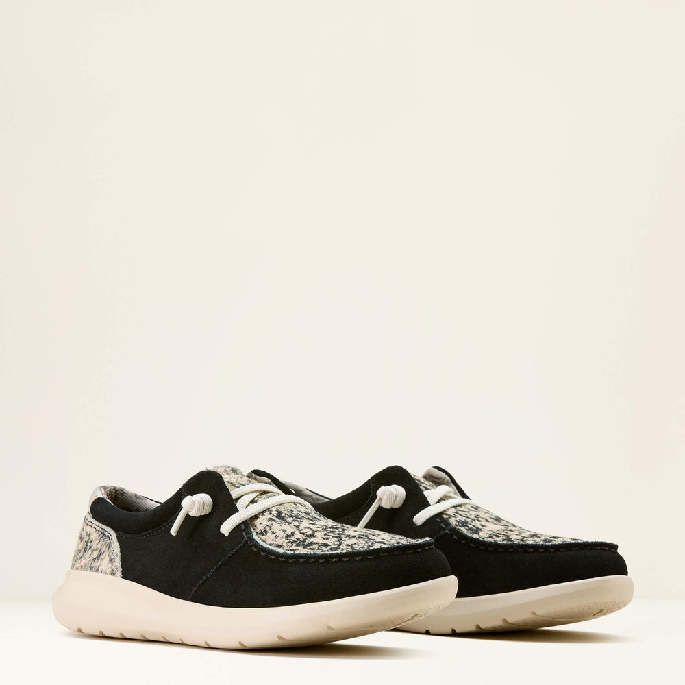 Hilo Shoe Women - BLACK SUEDE/BRINDLE
