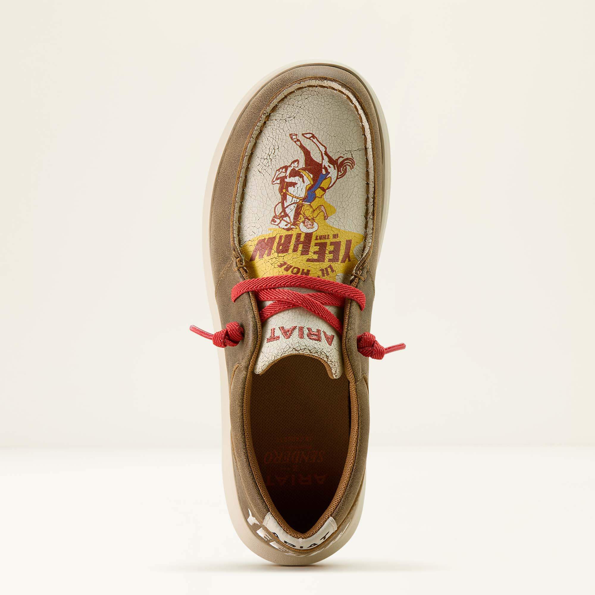 Hilo Sendero Shoe Women - BROWN BOMBER/YEEHAW PRINT