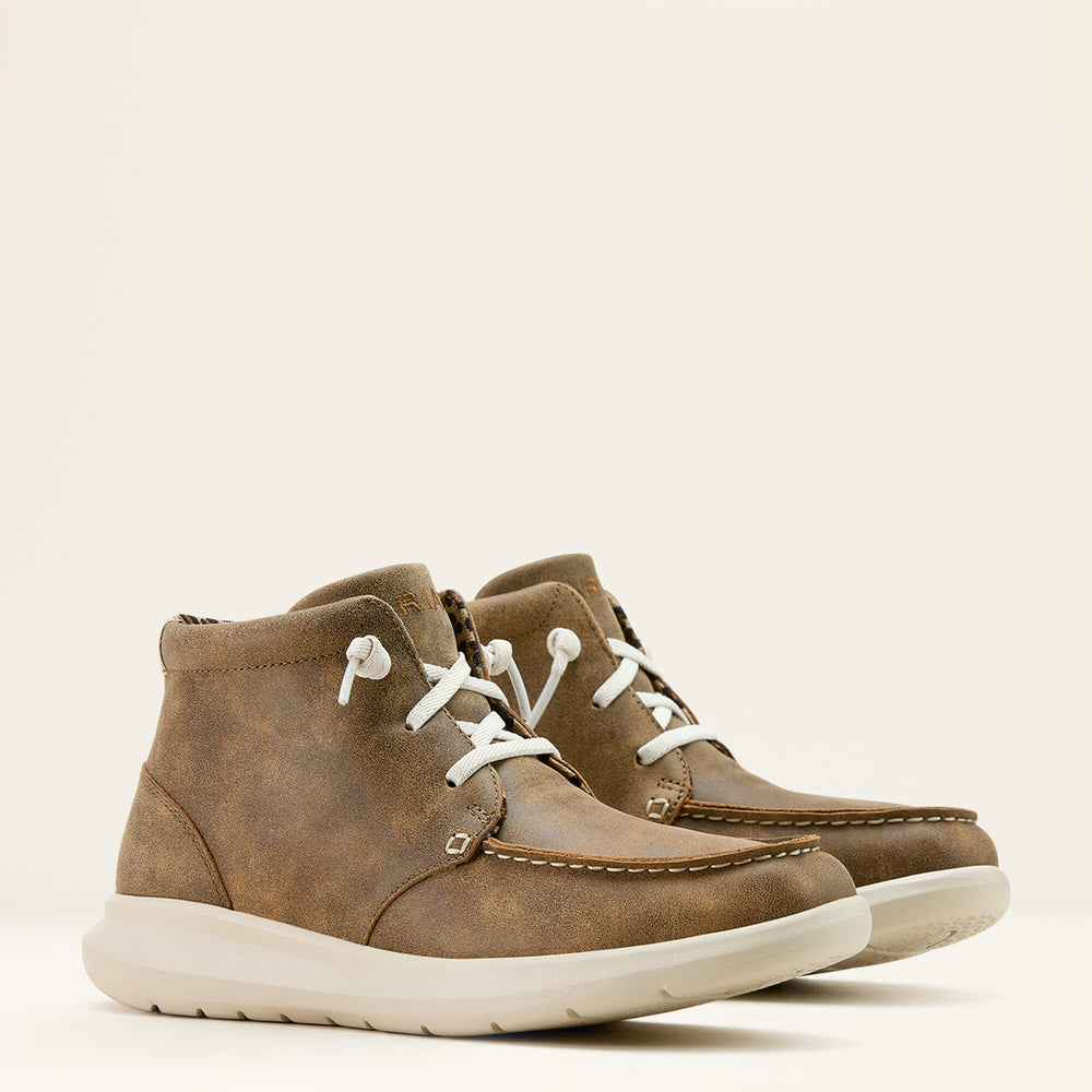 Hilo High Top Shoe Women - BROWN BOMBER