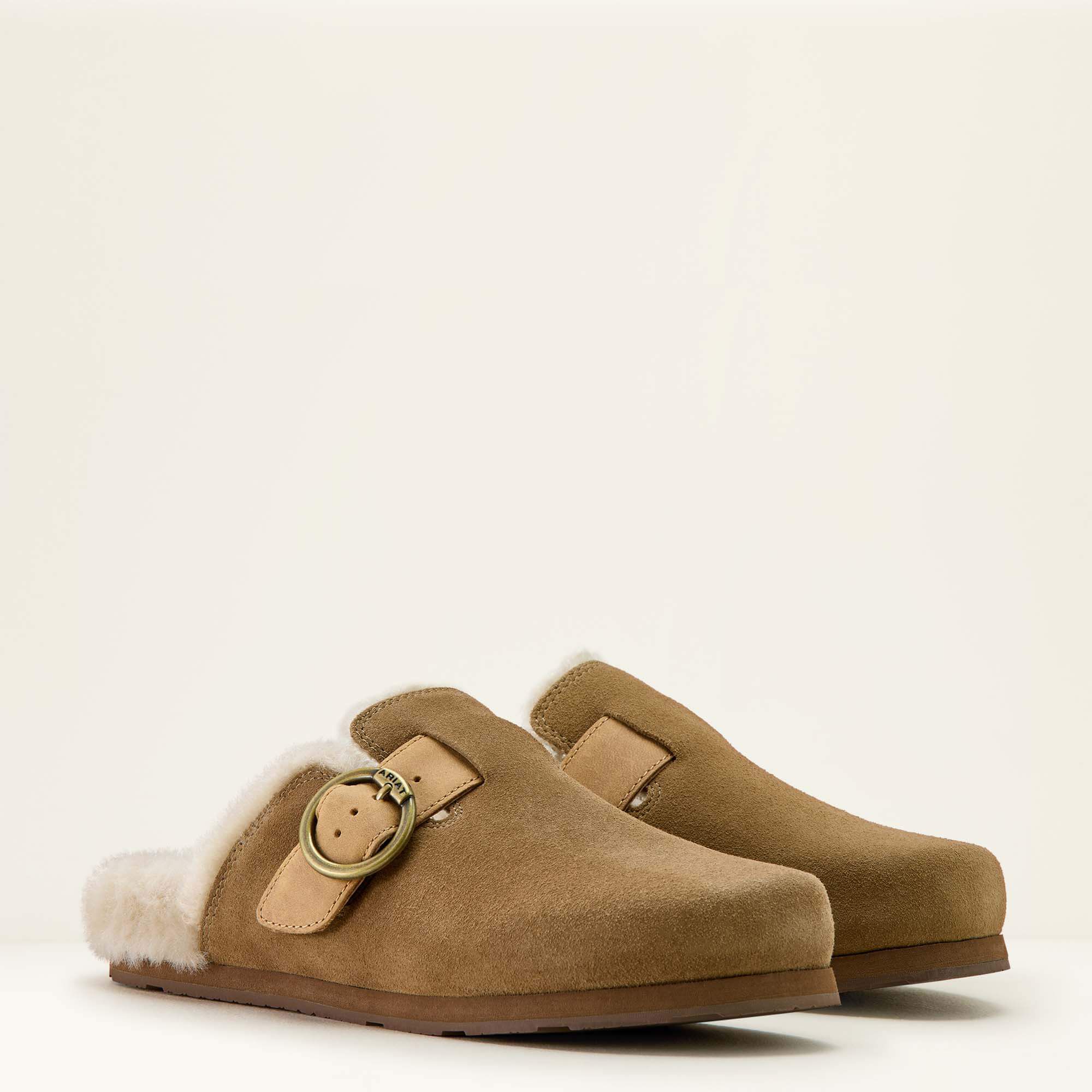 Country Mule Sherpa Women - RANCH BROWN SUEDE