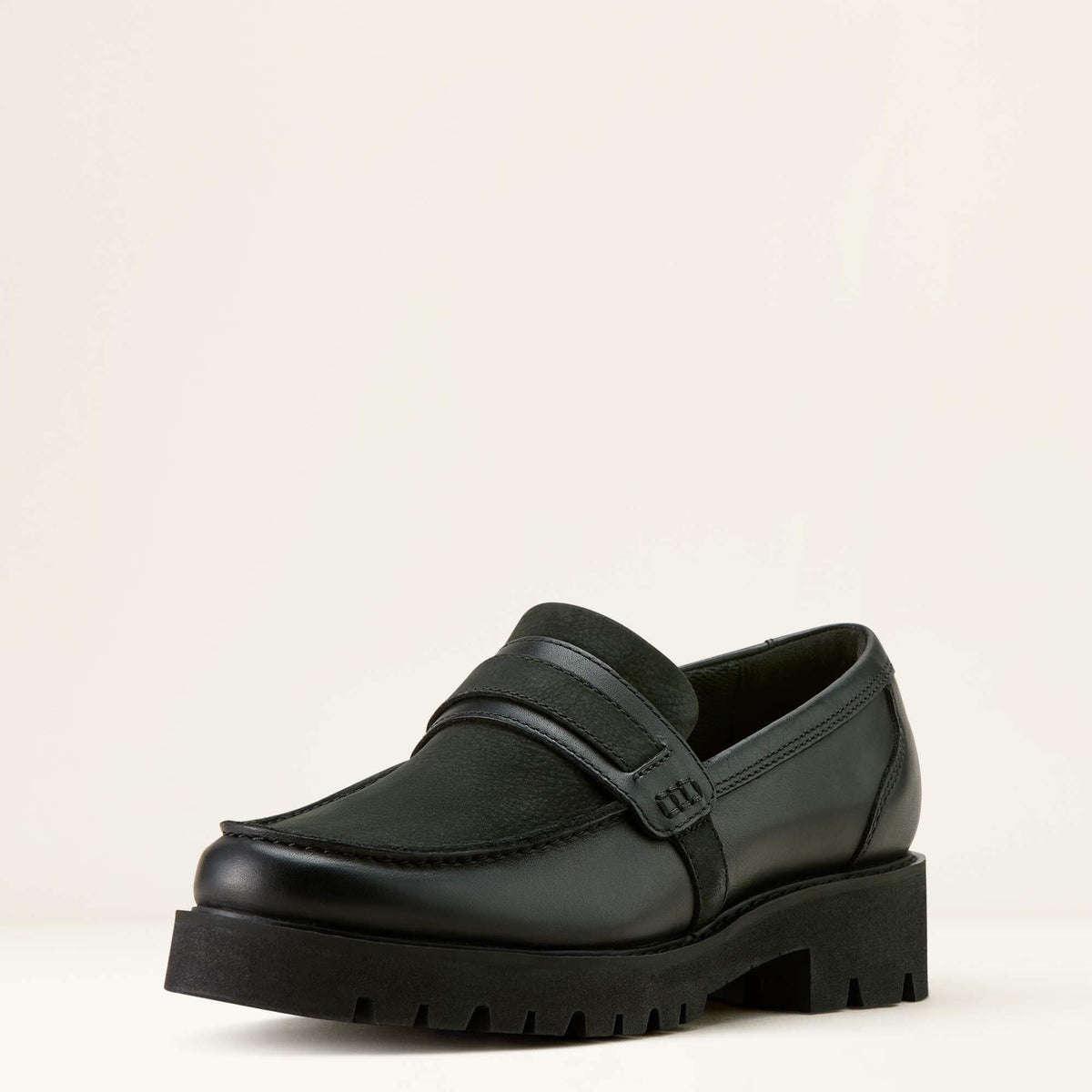 Stratford Lug Loafer Women - BLACK