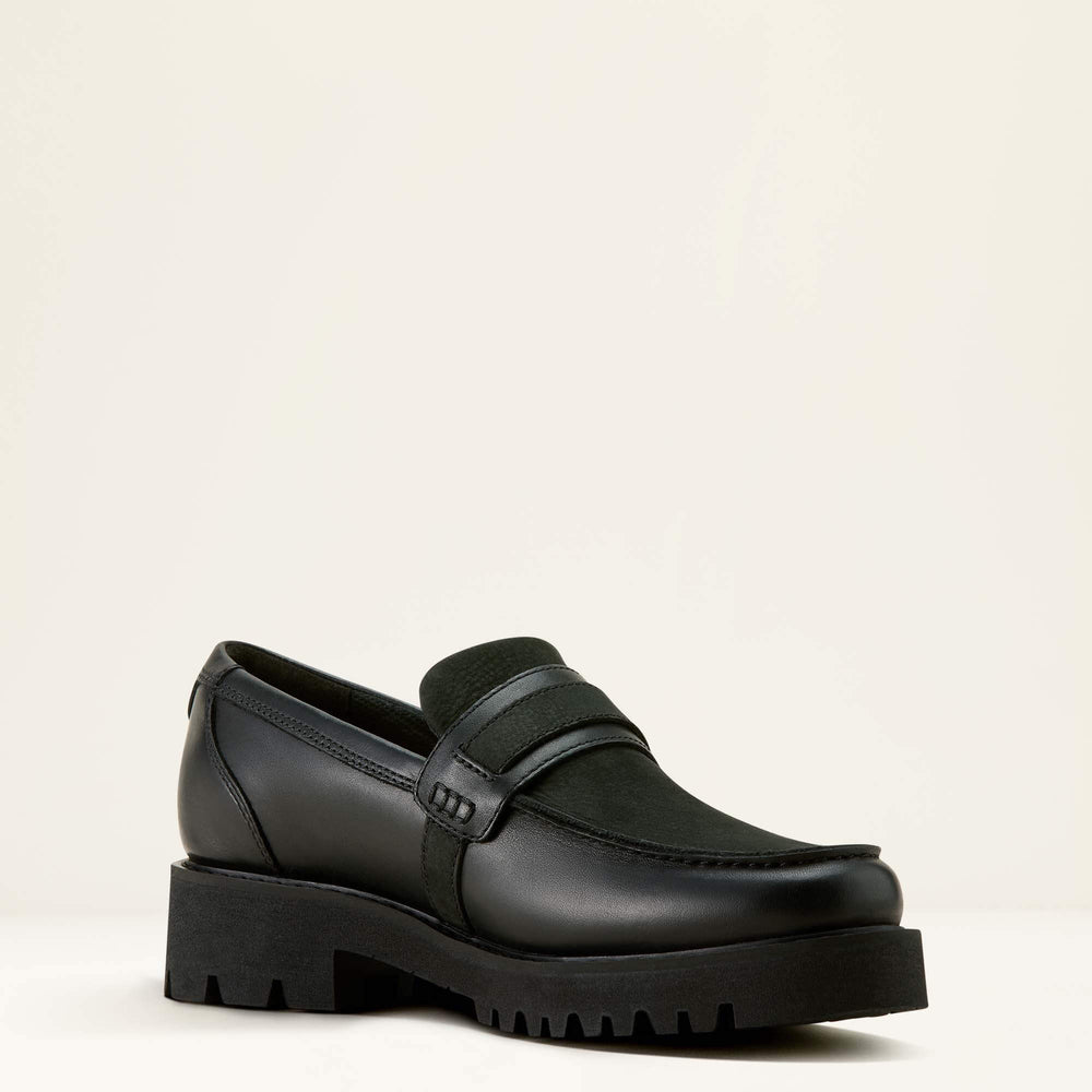 Stratford Lug Loafer Women - BLACK