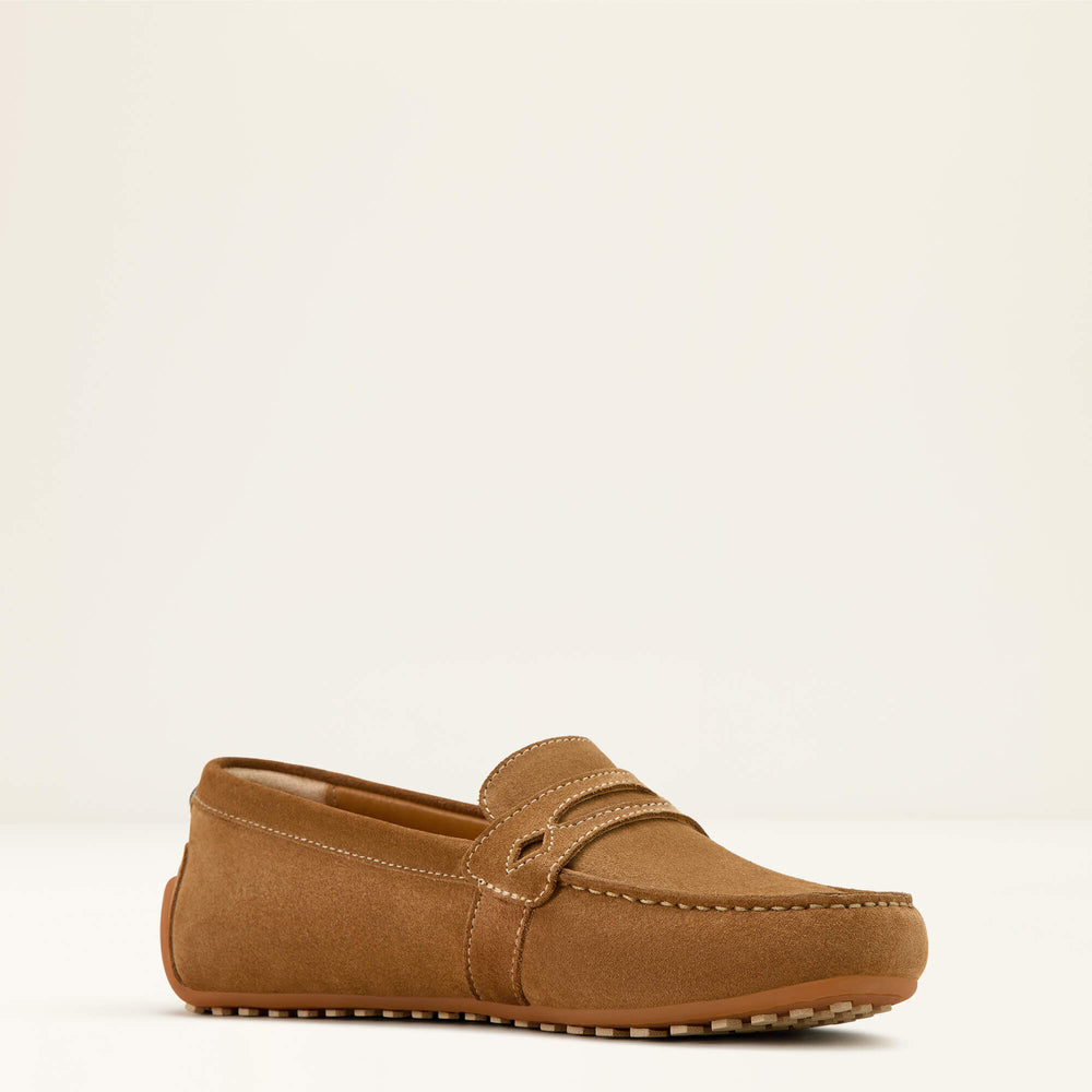 Selene Driving Moc Women - CARAMEL SUEDE
