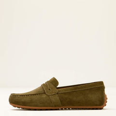 Selene Driving Moc Women - DARK OLIVE SUEDE