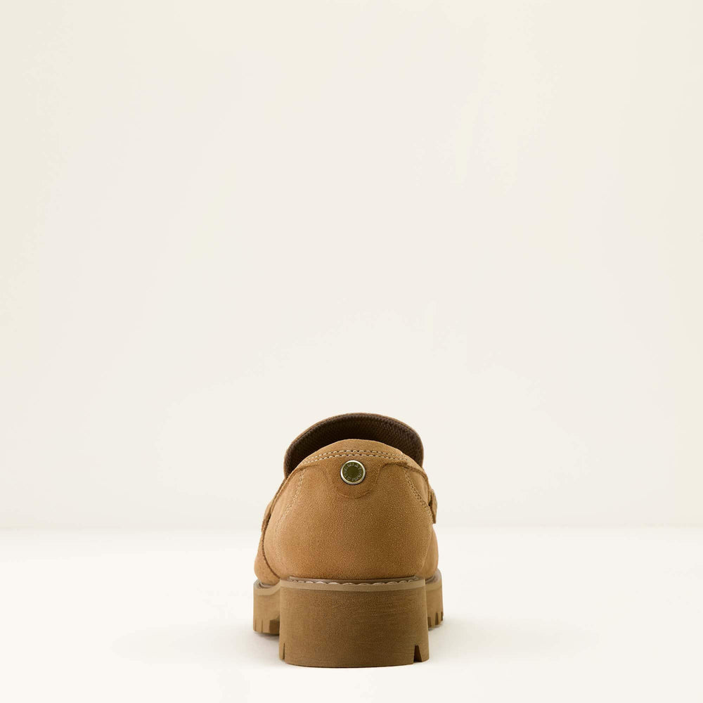 Stratford Lug Loafer Women - TAN SUEDE/LEOPARD HAIR ON