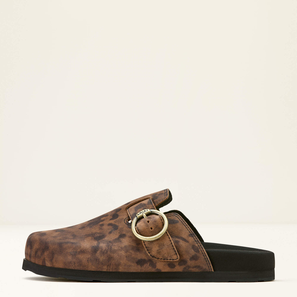 Country Mule Women - LEOPARD SUEDE