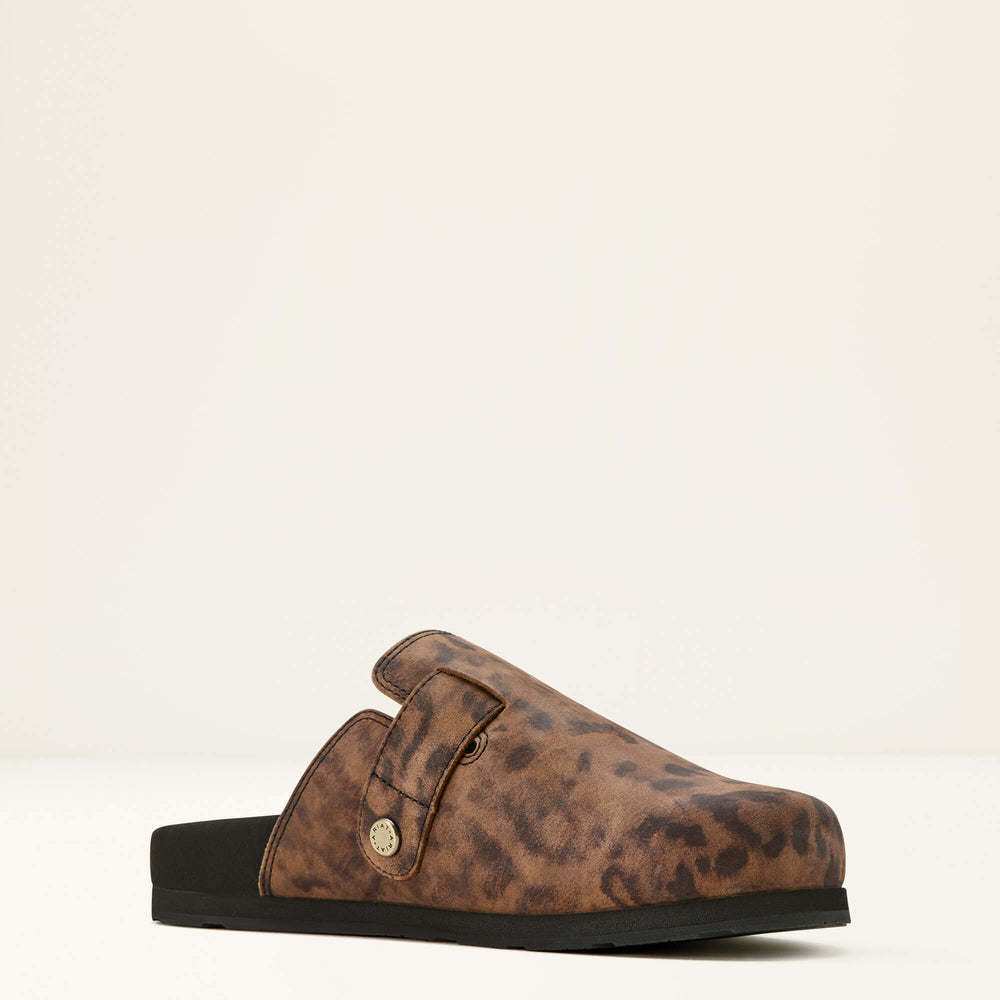 Country Mule Women - LEOPARD SUEDE
