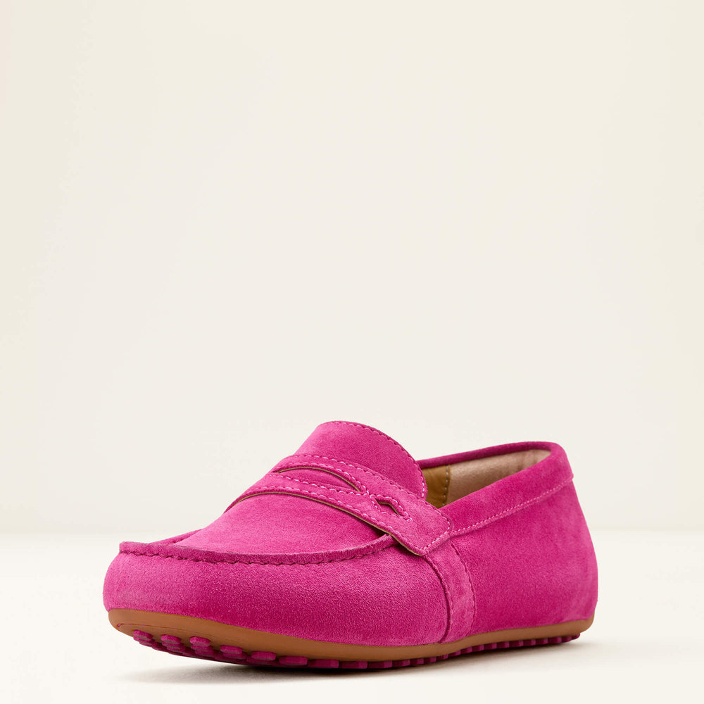 Selene Driving Moc Women - HOT PINK SUEDE