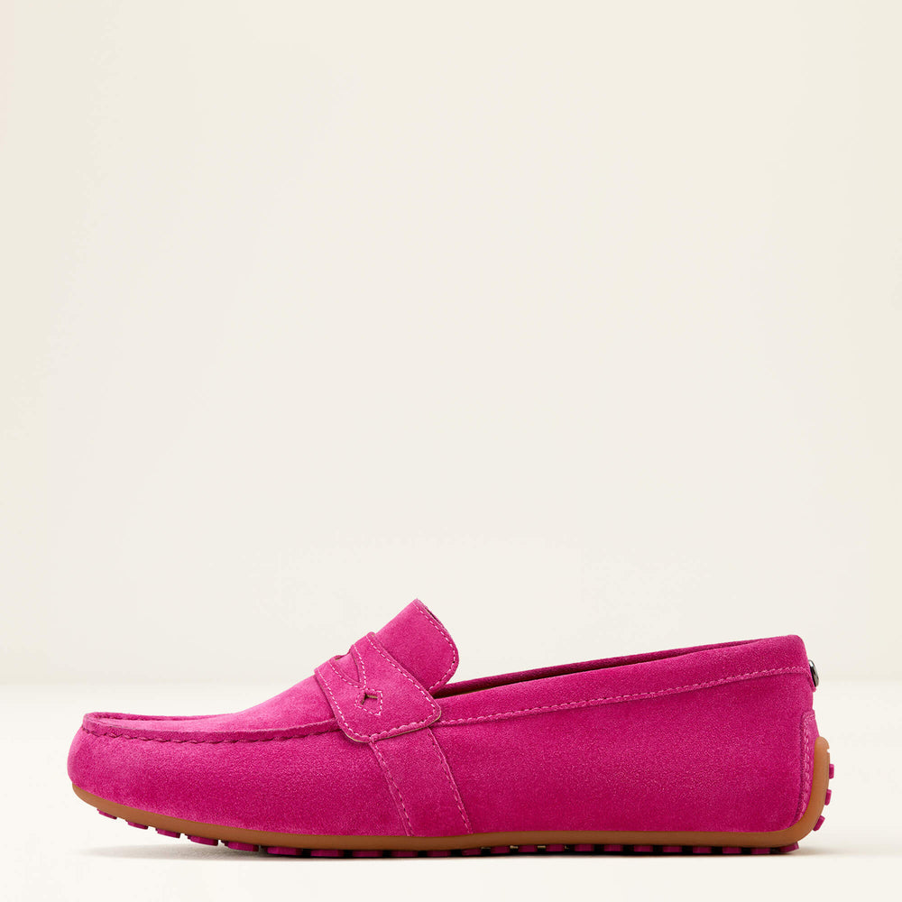 Selene Driving Moc Women - HOT PINK SUEDE