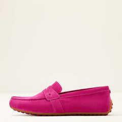 Selene Driving Moc Women - HOT PINK SUEDE
