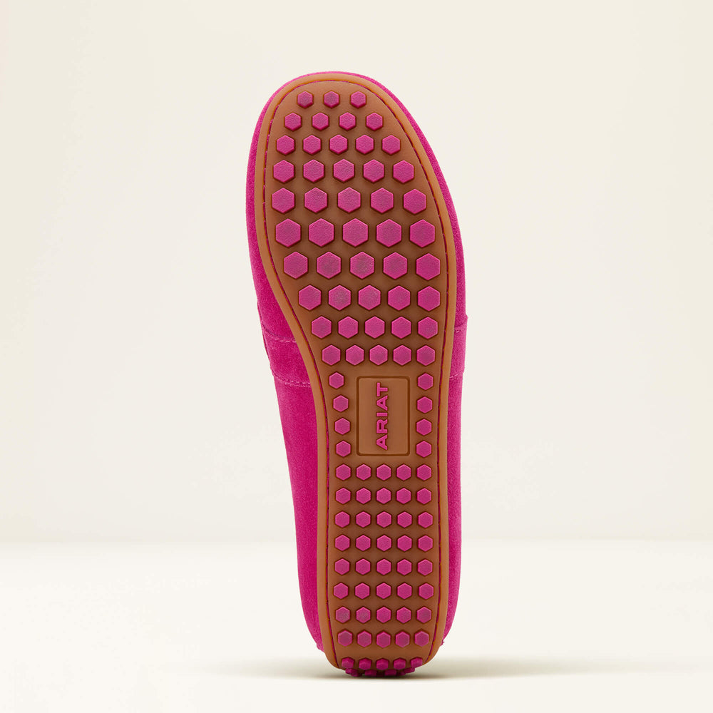 Selene Driving Moc Women - HOT PINK SUEDE
