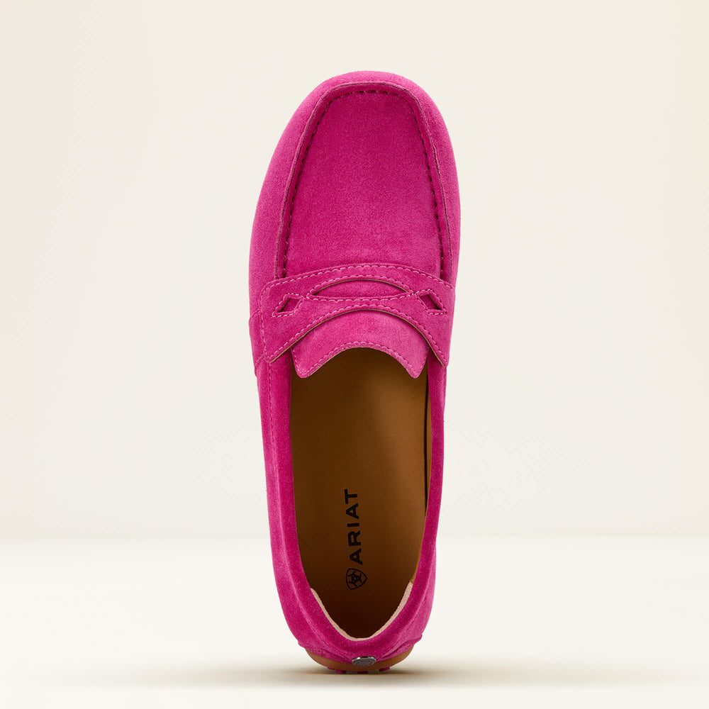 Selene Driving Moc Women - HOT PINK SUEDE