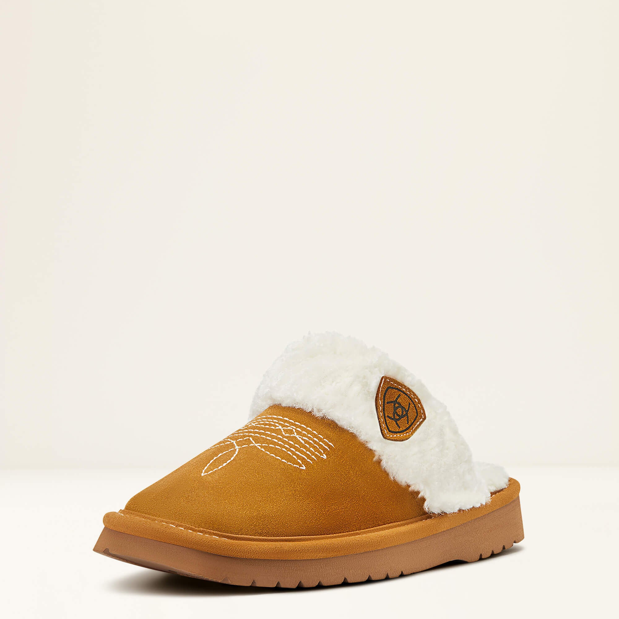 Jackie Square Toe Slipper Women - CHESTNUT