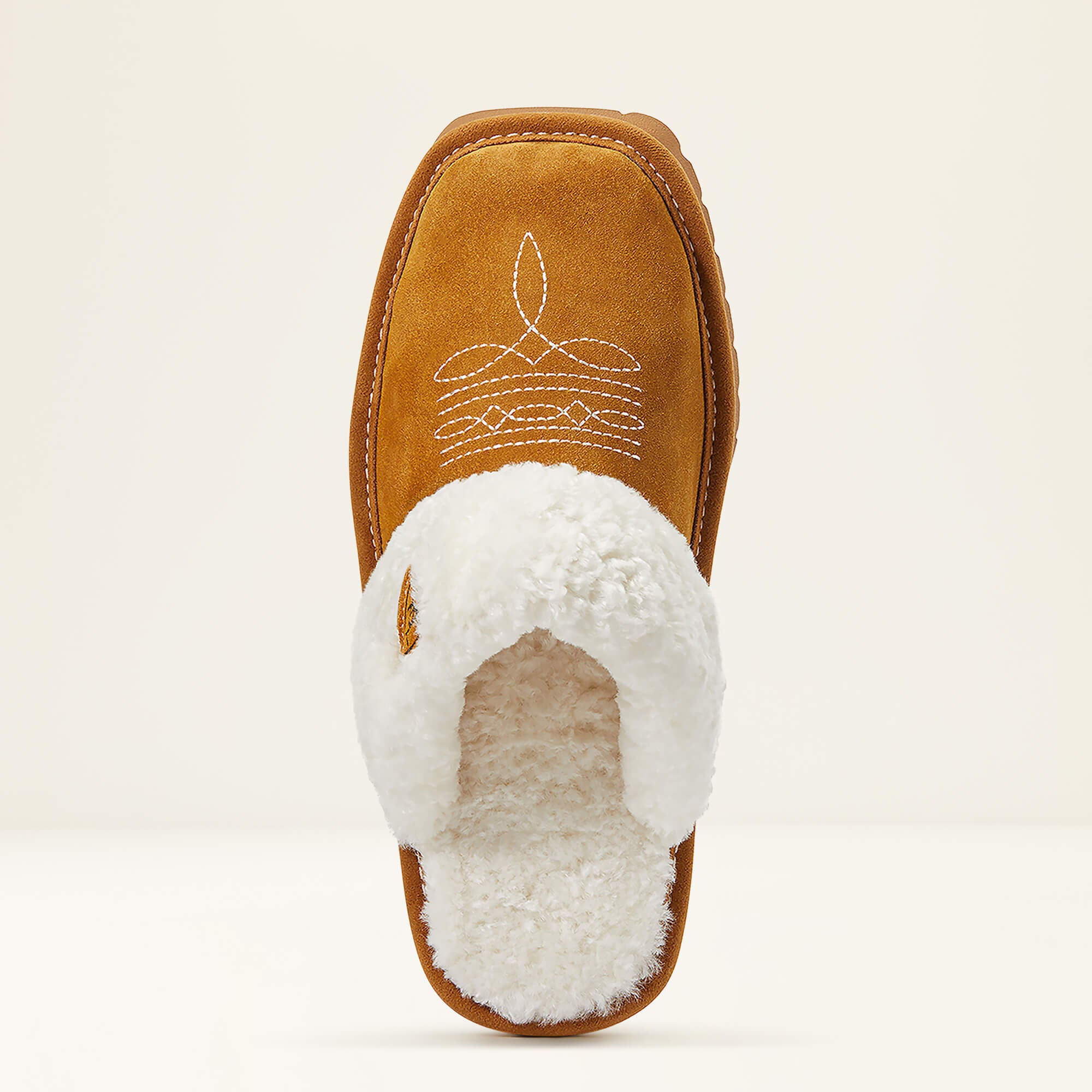 Jackie Square Toe Slipper Women - CHESTNUT