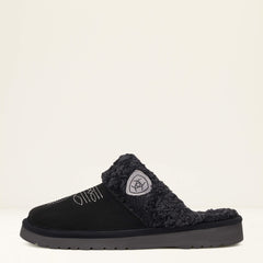 Jackie Square Toe Slipper Women - BLACK