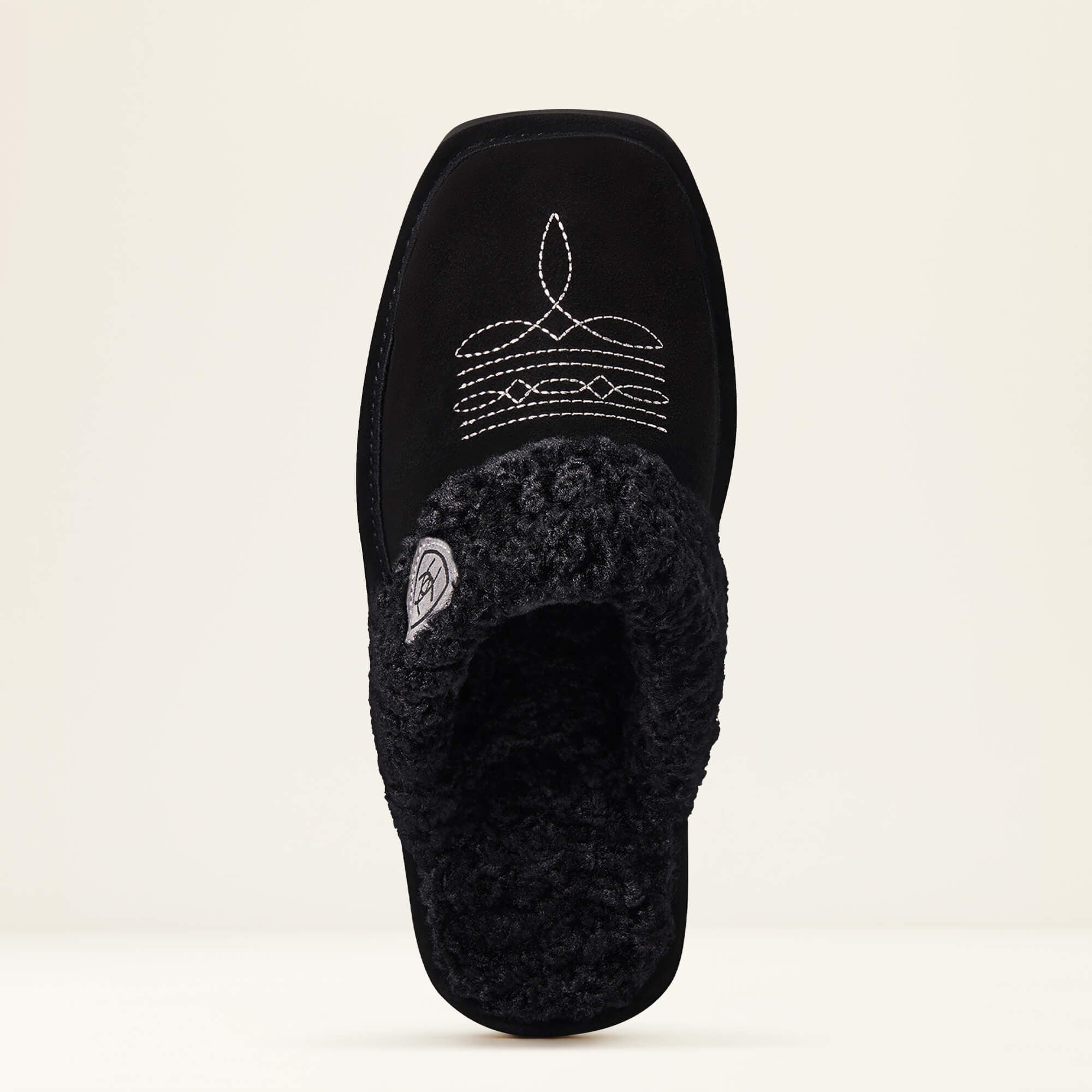 Jackie Square Toe Slipper Women - BLACK