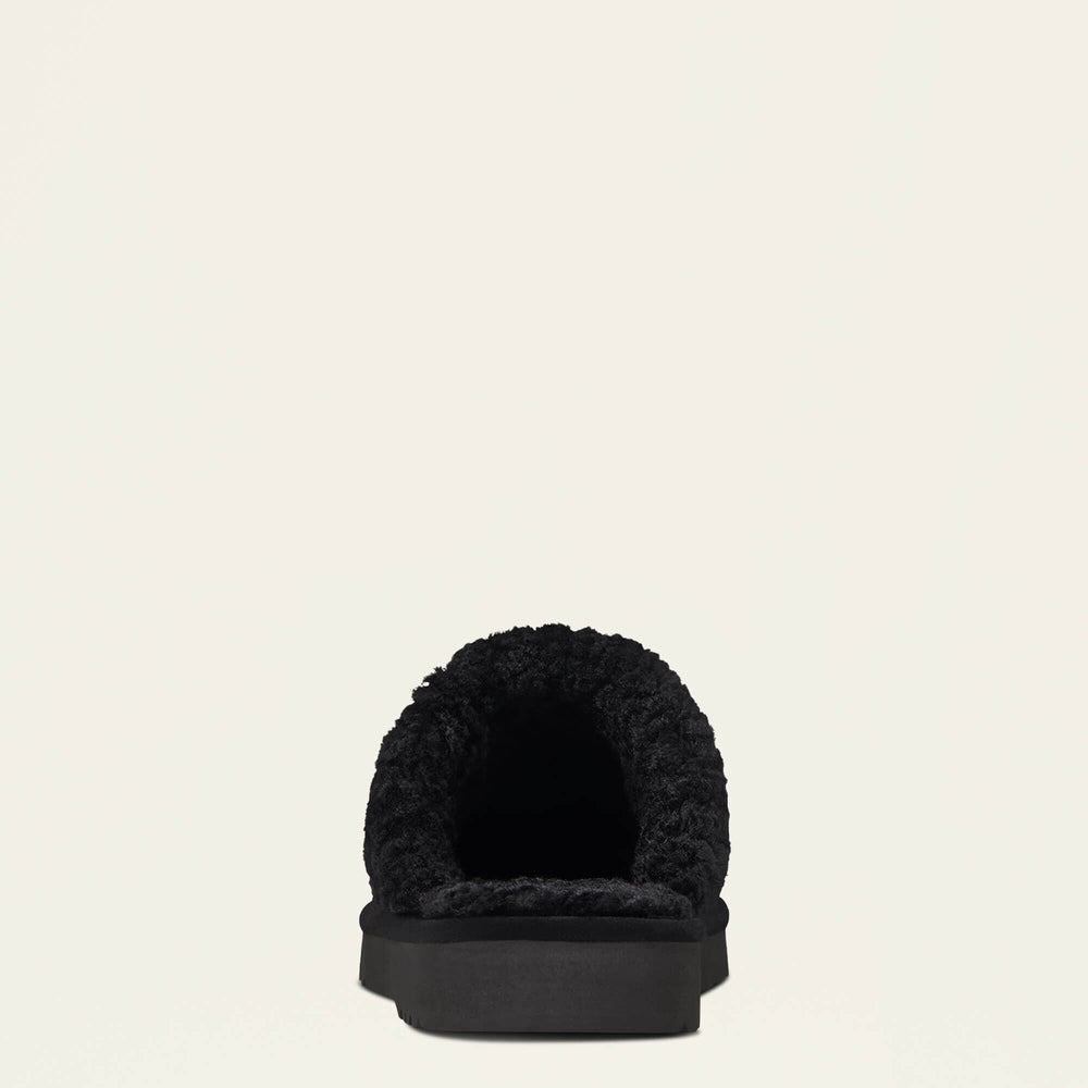 Jackie Square Toe Slipper Women - BLACK