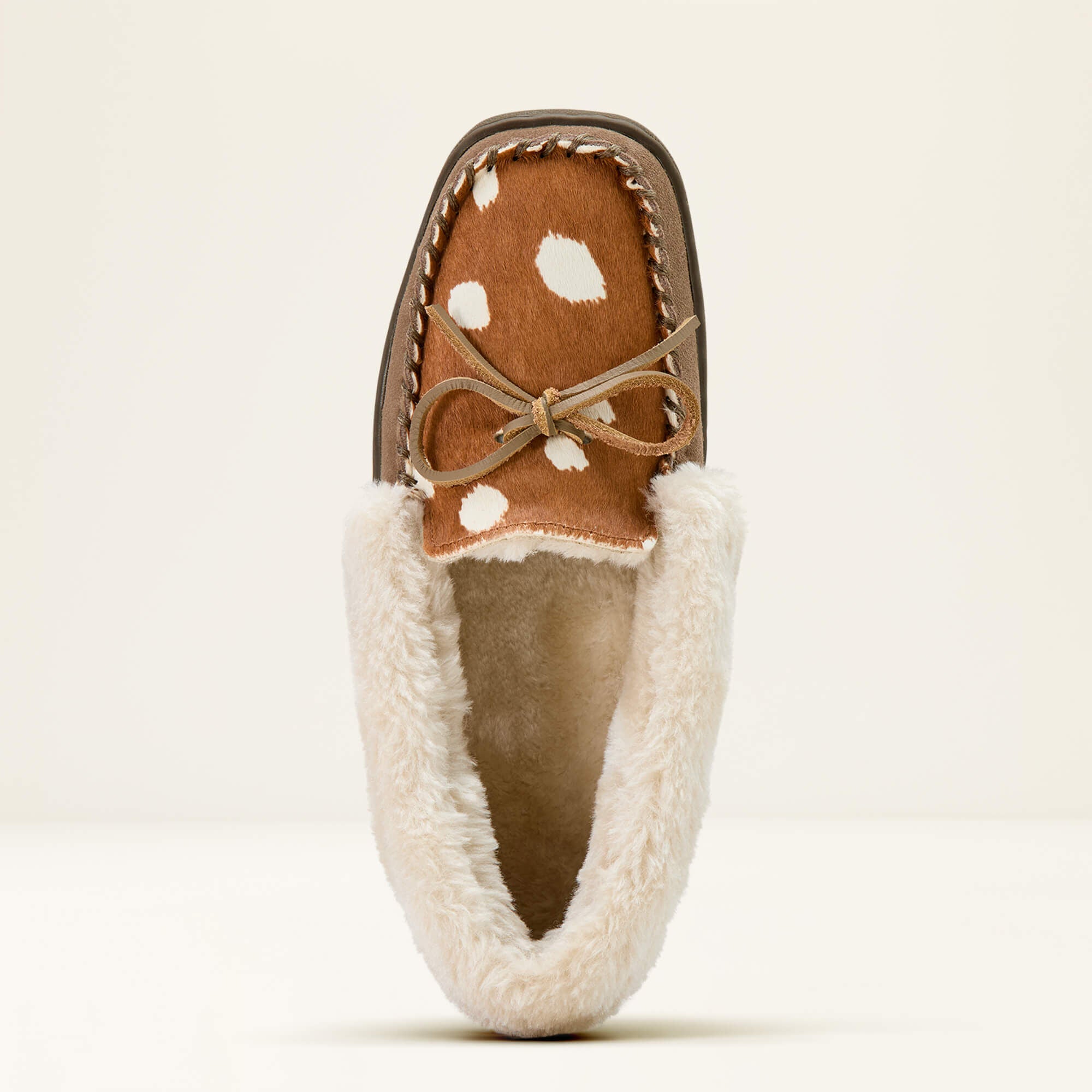 Moccasin Slipper Women - BROWN ANTELOPE