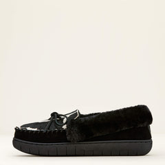 Moccasin Slipper Women - BLACK