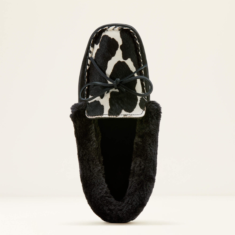 Moccasin Slipper Women - BLACK