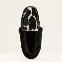 Moccasin Slipper Women - BLACK