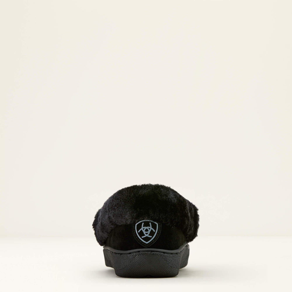 Moccasin Slipper Women - BLACK