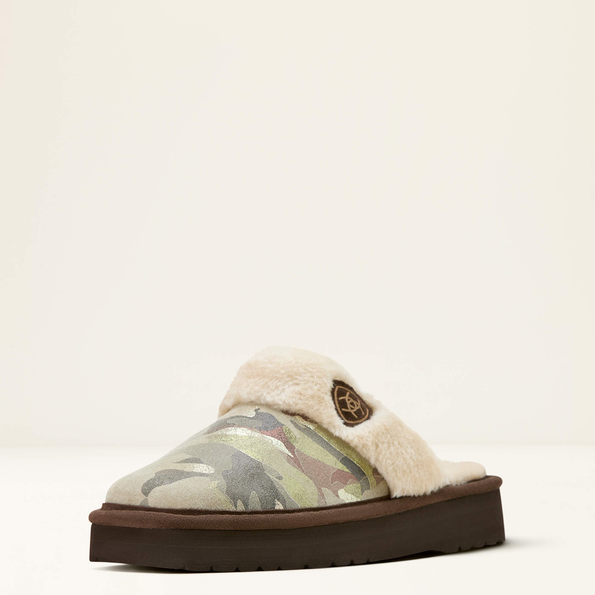 Jackie Square Toe Stack Slipper Women - GREEN