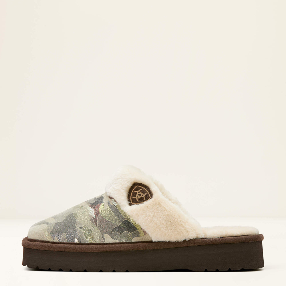 Jackie Square Toe Stack Slipper Women - GREEN