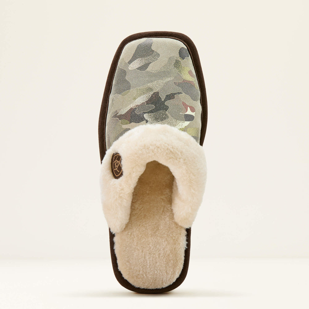 Jackie Square Toe Stack Slipper Women - GREEN