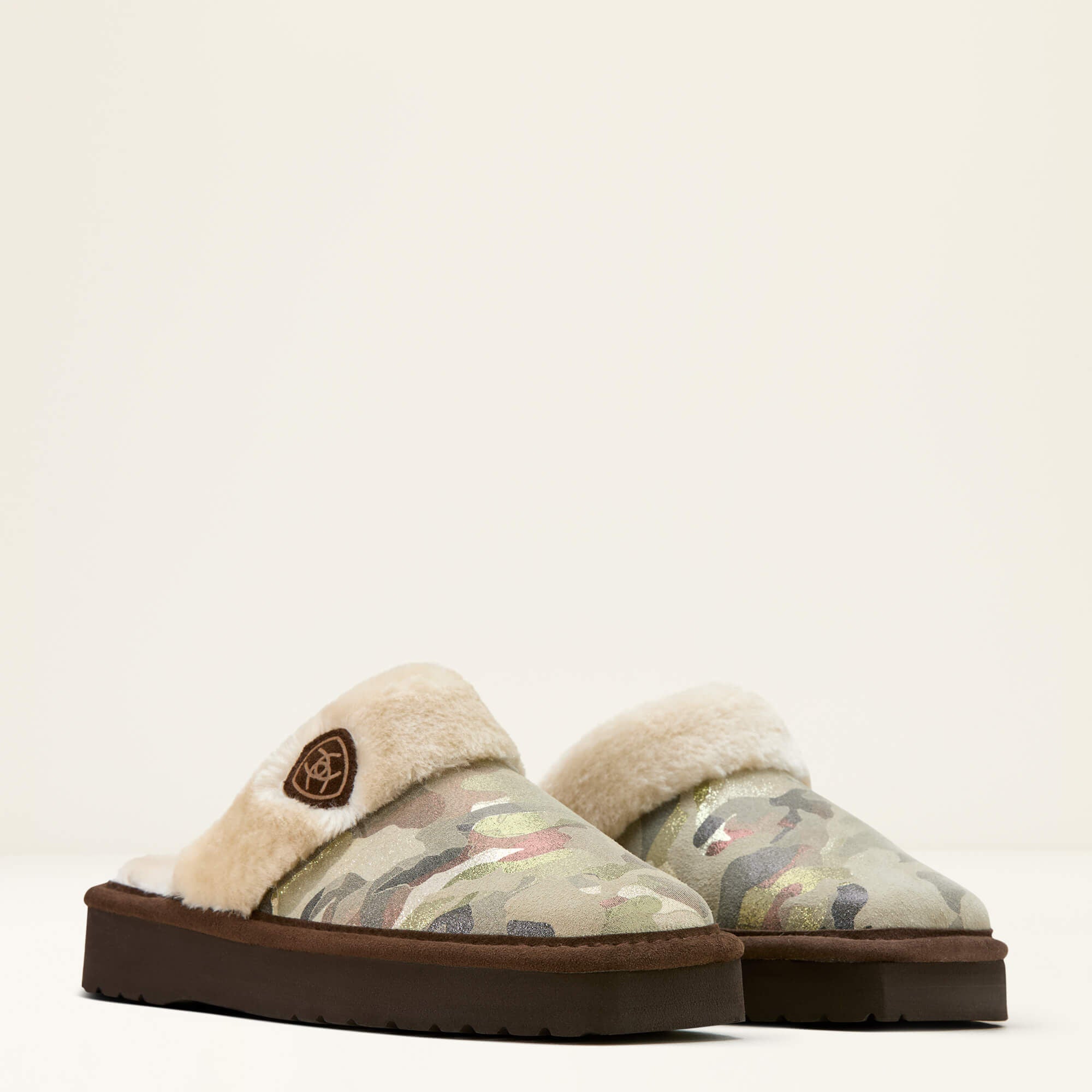 Jackie Square Toe Stack Slipper Women - GREEN