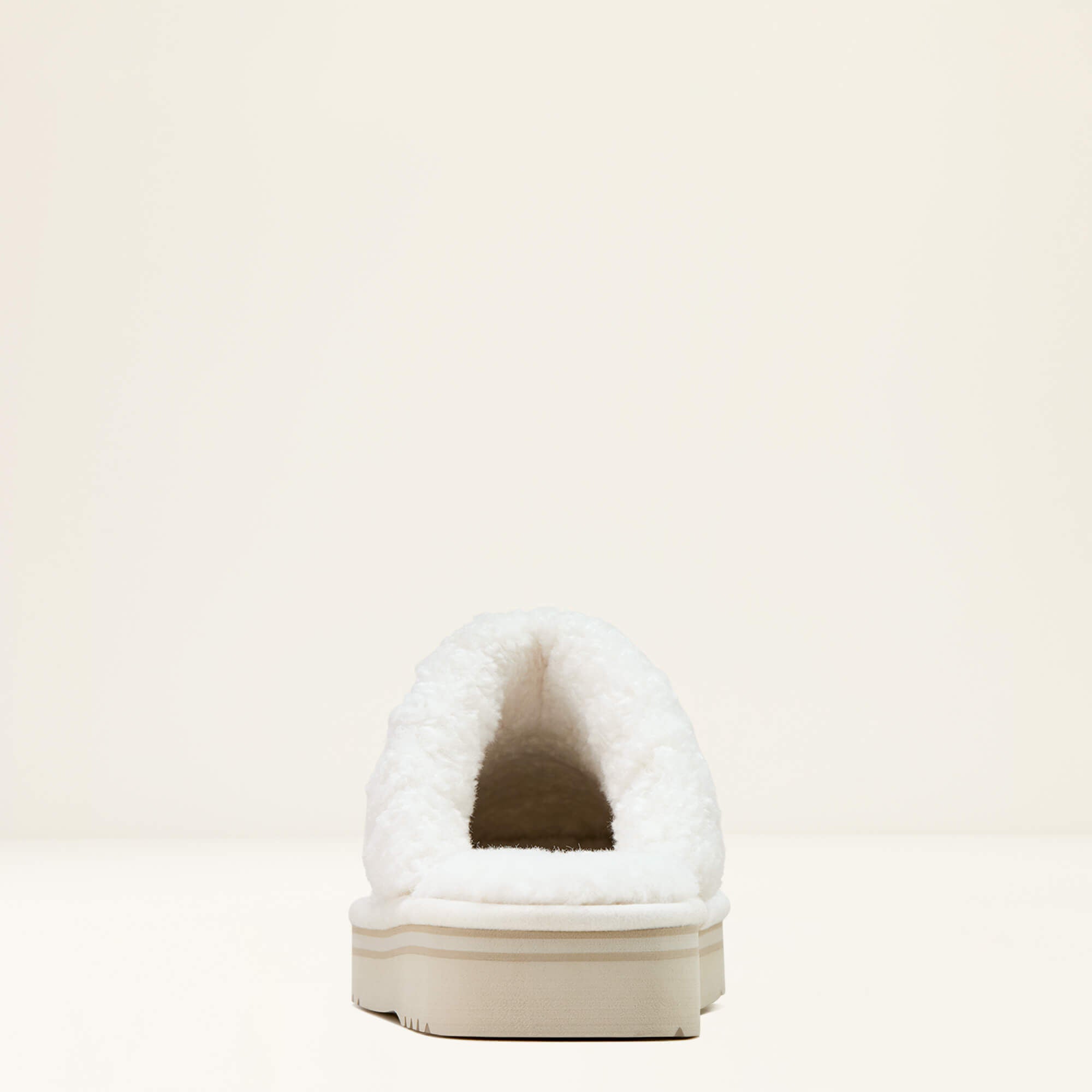Jackie Square Toe Stack Slipper Women - WHITE
